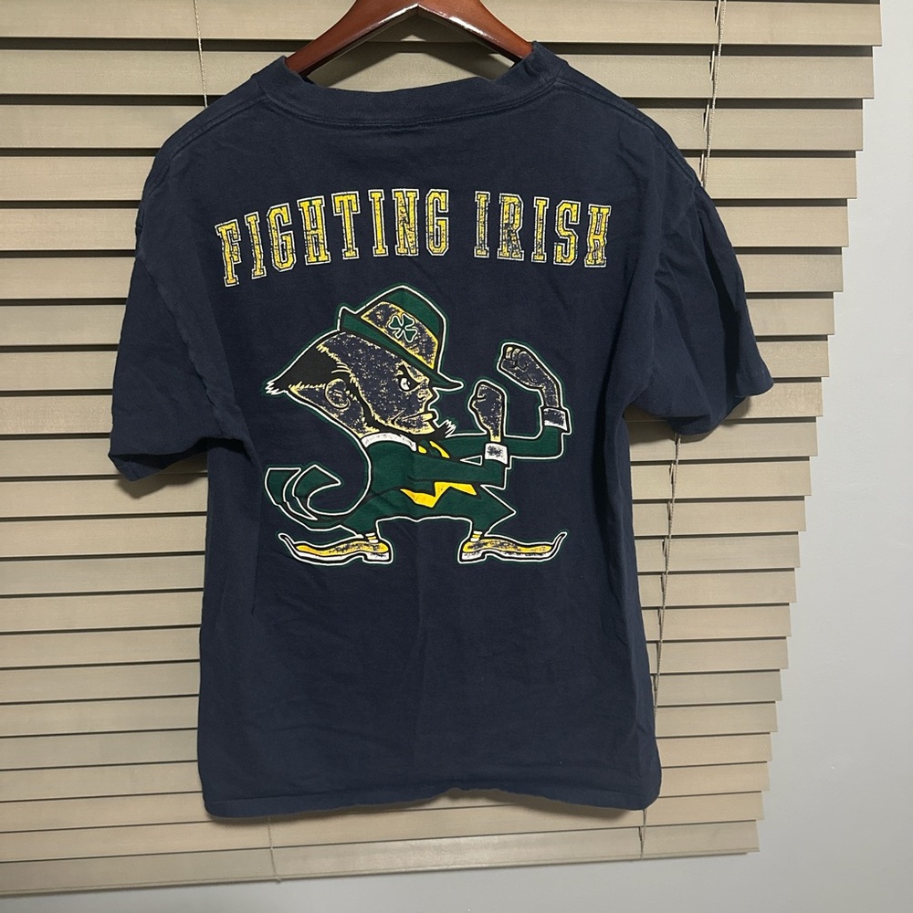 notre dame vintage tshirt